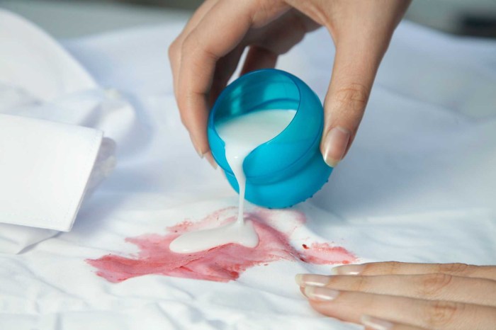 How to remove food coloring from clothes