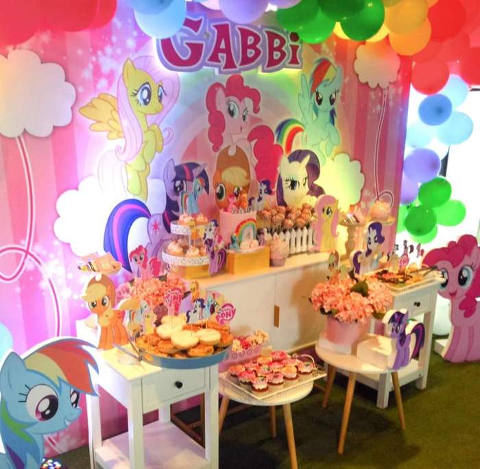 Little pony birthday decoration