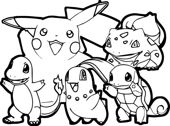 Printable coloring pages pokemon