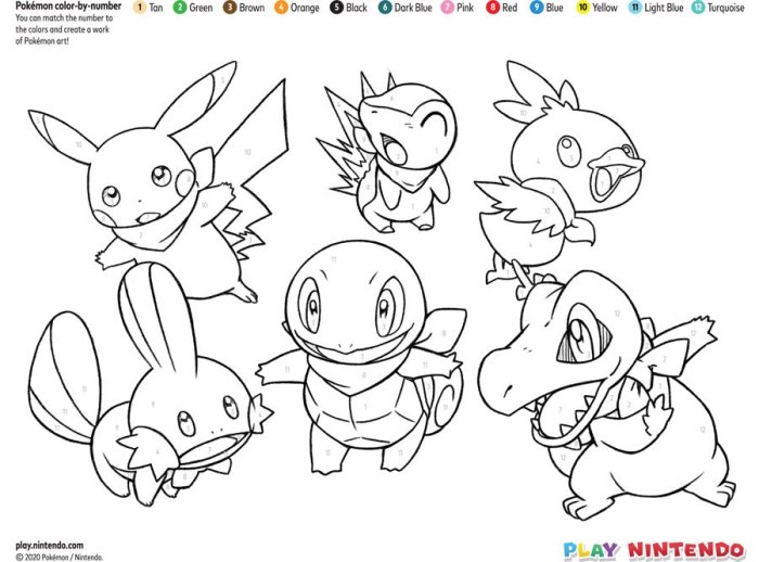 Printable coloring pages pokemon