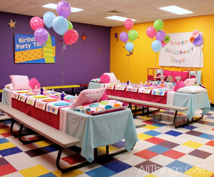 Pajama party decoration ideas