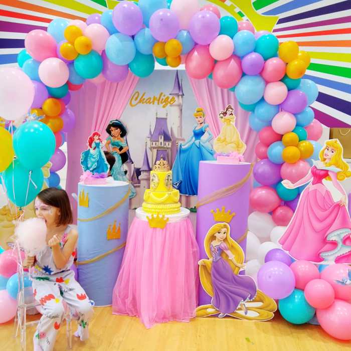 Birthday princess theme decoration