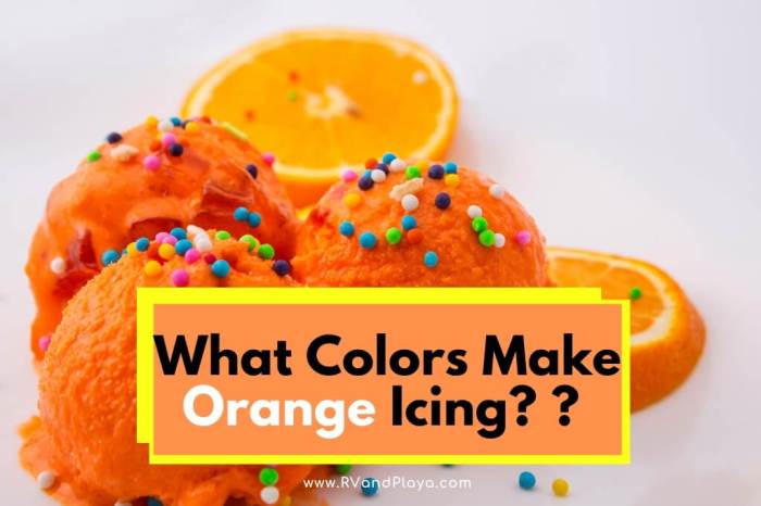 How to make burnt orange food coloring