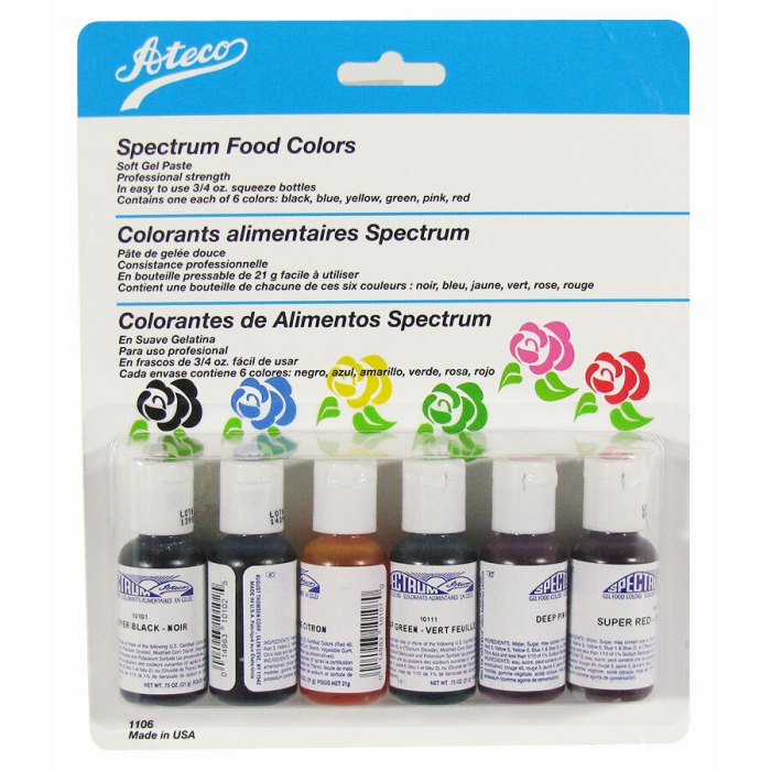 Ateco gel food coloring