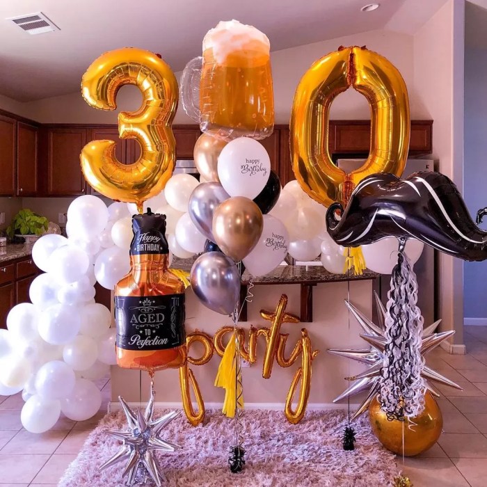 Mens birthday decoration ideas