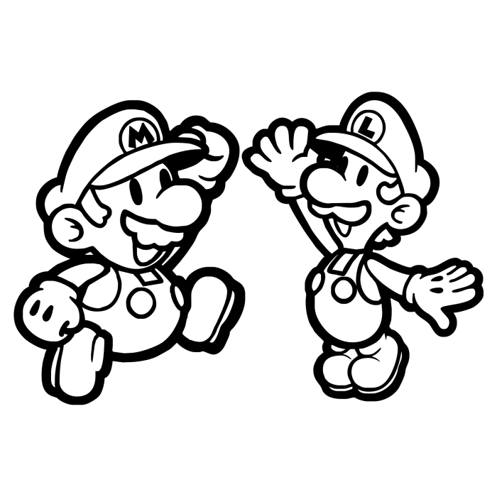 Mario coloring pages printable