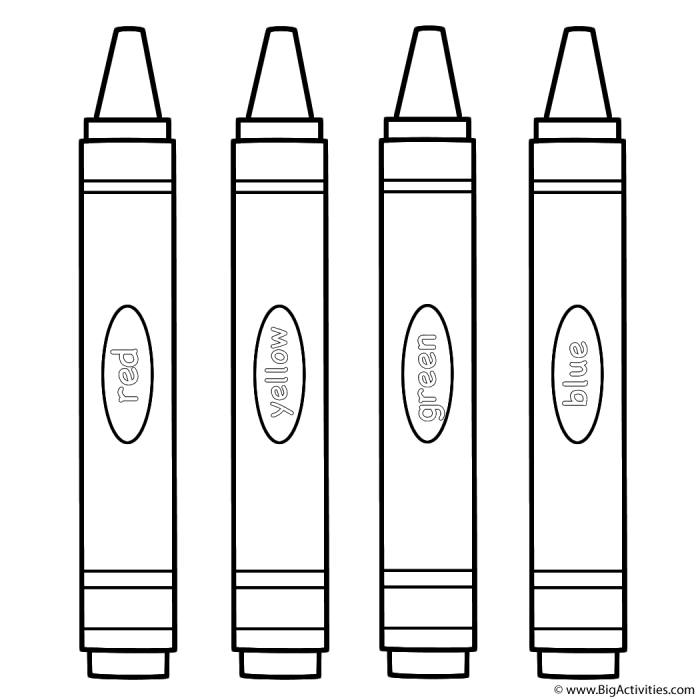 Crayola food coloring pages