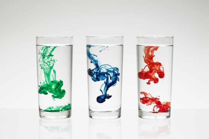 Food coloring for water