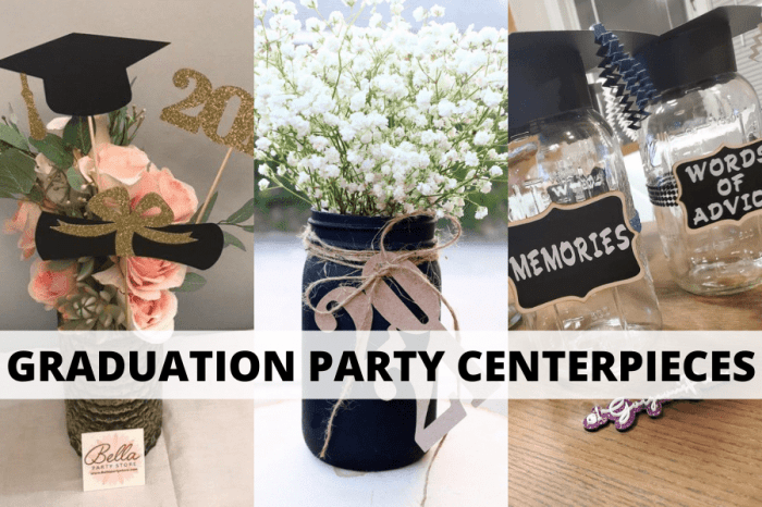 Graduation party table decoration ideas