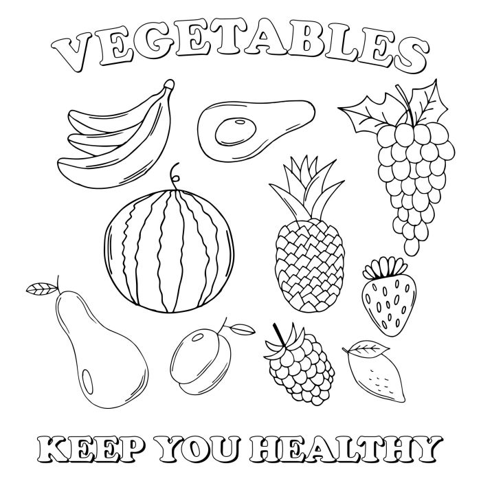 Healthy food coloring sheets