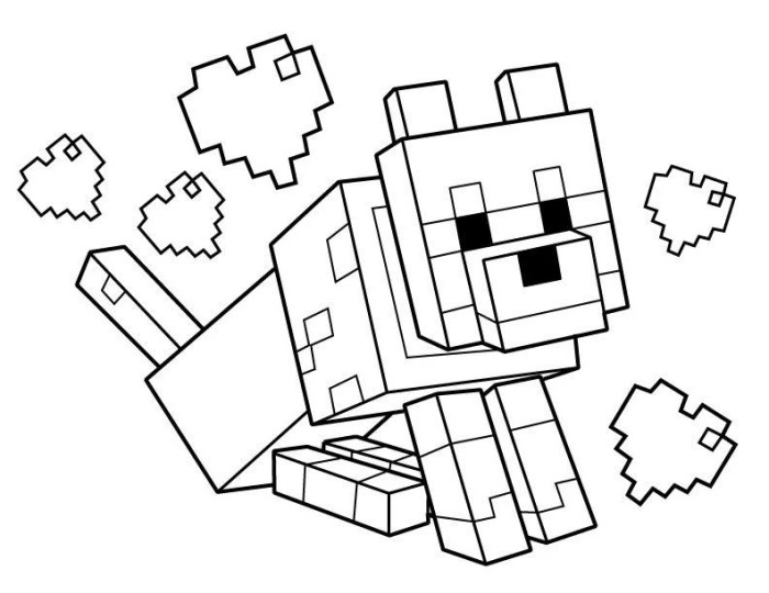 Minecraft coloring pages for boys 6