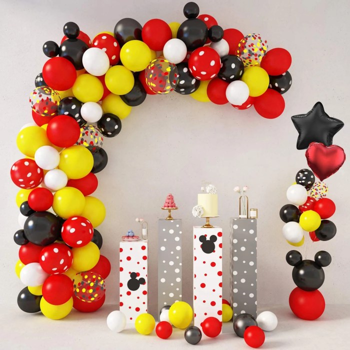 Mickey mouse birthday decoration