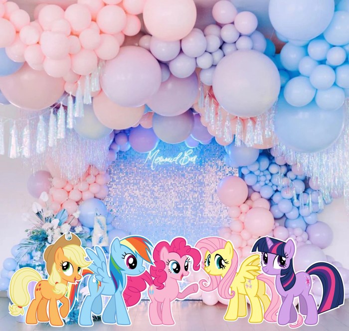 Little pony birthday decoration