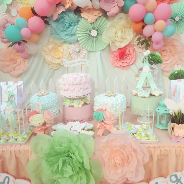 Fairy first birthday decoration ideas