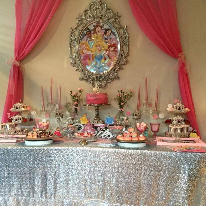 Birthday princess theme decoration