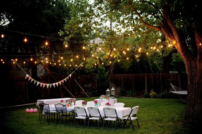 Party decoration ideas for outdoors