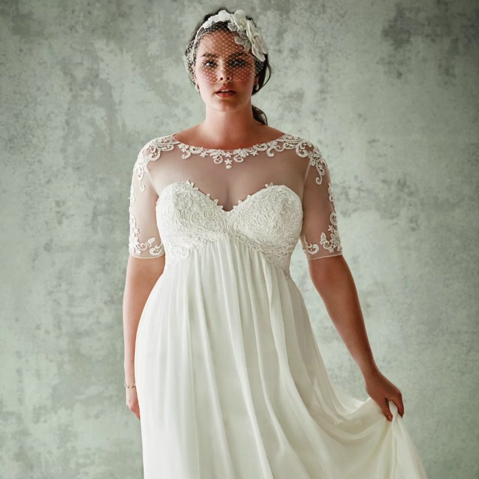 Satin wedding dresses plus size