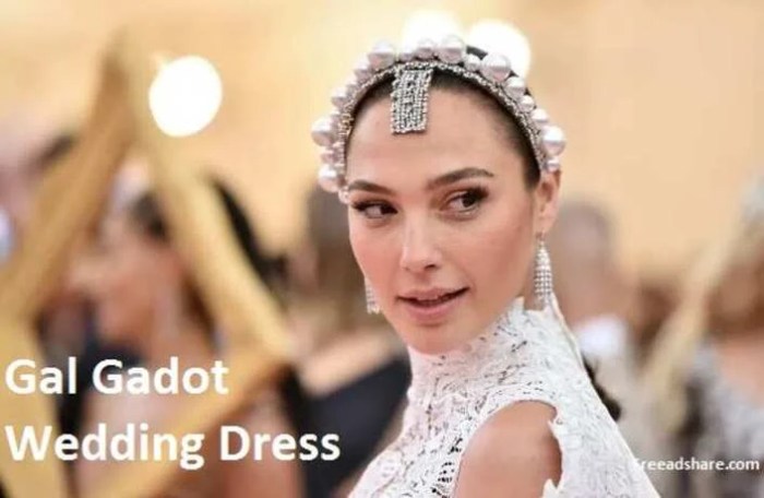 Married gal gadot wedding dress