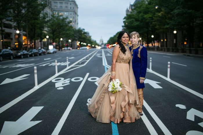 Simple wedding dresses not white