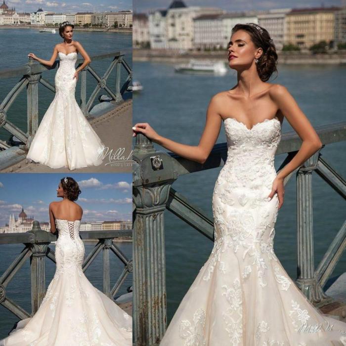 Mermaid wedding dresses for beach wedding