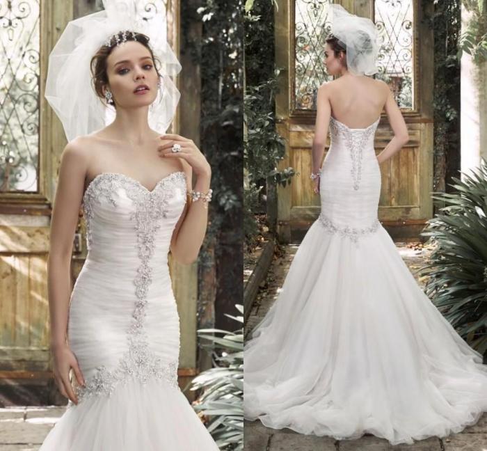 Mermaid wedding dresses near me