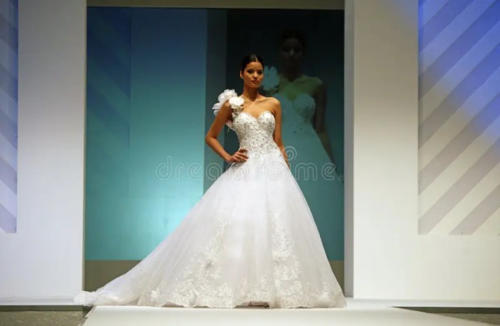 Wedding dress fashion show